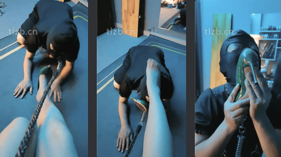 Dongying Tianxiang Lily | Kneeling and licking the dirty soles of shoes/pulling ears/stepping on breasts with high heels