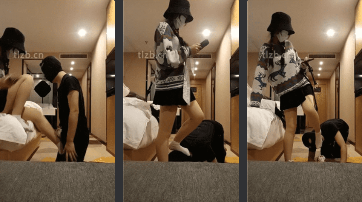 Xiaoyue | Holding socks in mouth/riding a horse/slapping full version