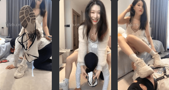 小麦 | 小白鞋白袜调教之脚踩喂香蕉/木乃伊人肉脚垫