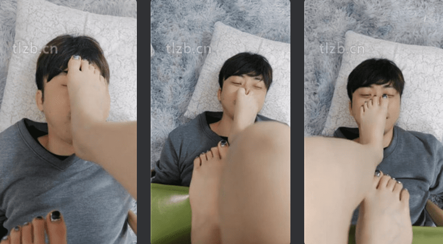 诗琪 | 原味裸足捂脸恋足舔