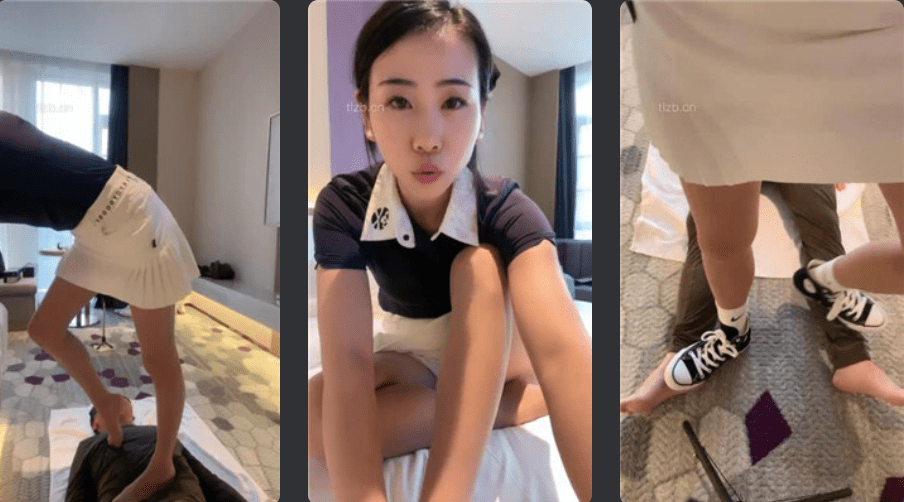 武汉爱丽丝 | 高帮帆布鞋白袜全体重踩
