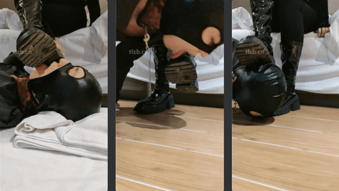 玥野兔 | 臭白袜脚捂脸/舔脏泥巴鞋底