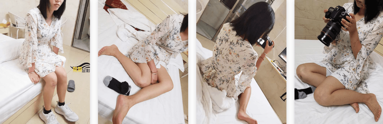 鱼鱼足影 第43期 | 慧婷的棉袜裸足(带视频)-视频截图
