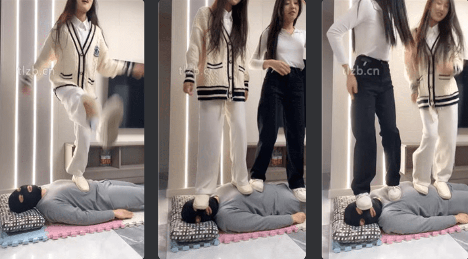 Spirited girl | Double S training of art school dancers practicing stepping