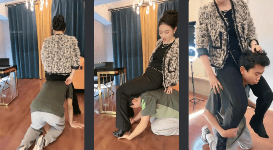 鑫儿教头 | 骑脖胯下辱/高跟踩狗舌/桌底踩狗
