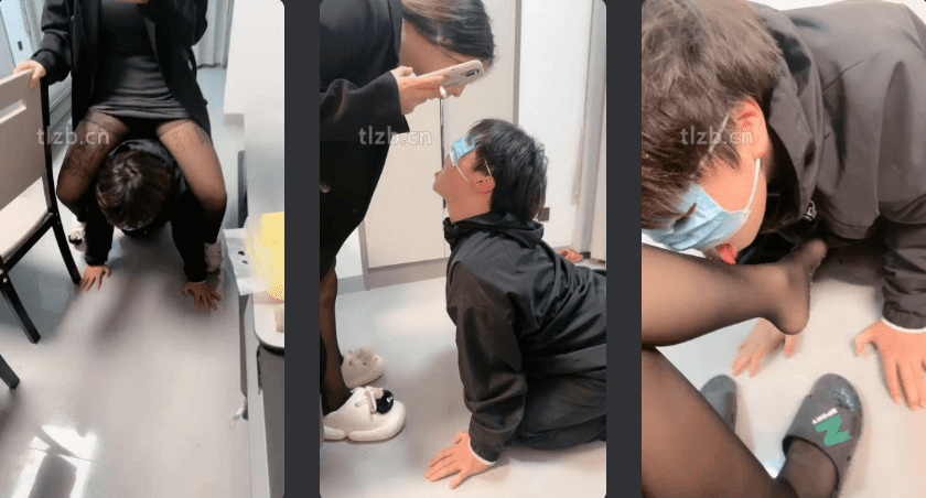 十八 | 素人小姐姐首调跪舔黑丝美腿