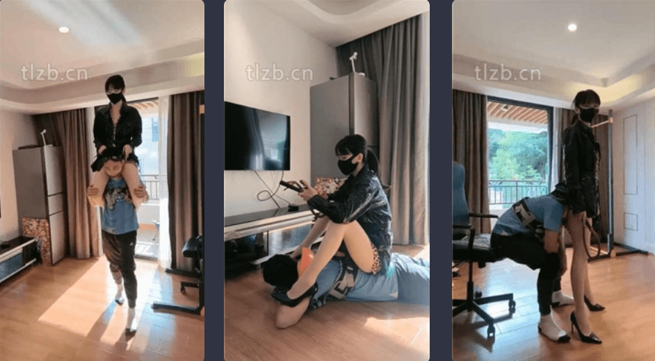 Violent Aesthetics | Extreme Riding with Flesh-colored Stockings and High Heels