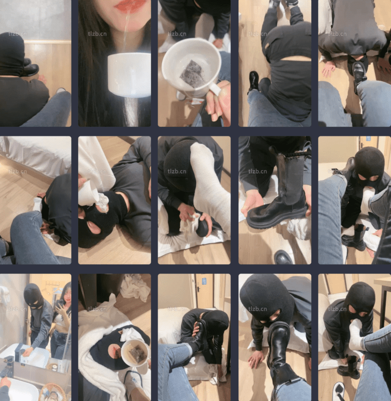 绝美兔女王 | 跪舔脏长靴臭白袜/品尝裸足-视频截图
