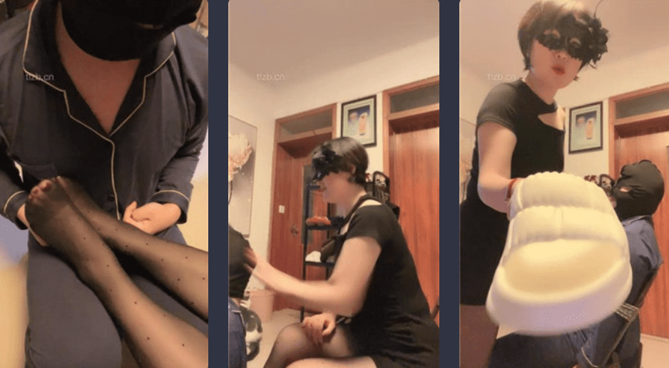 塞拉女王 | 捆绑拖鞋连环抽耳光