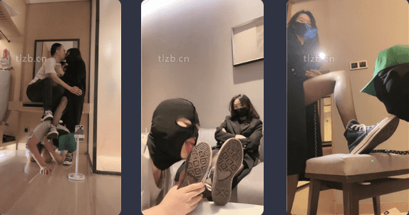 万一 | 情侣主约会后帆布鞋黑丝虐绿帽老公