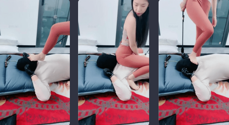 芷镜小主 | 坐脸窒息/虐乳专场