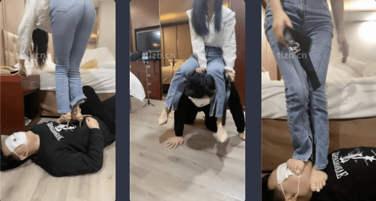 婪S | 头套窒息/全体重踩踏/手脚并用耳光