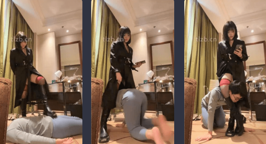 Mu Qiu | Leg twisting/saliva feeding/boot trampling/crotch crawling