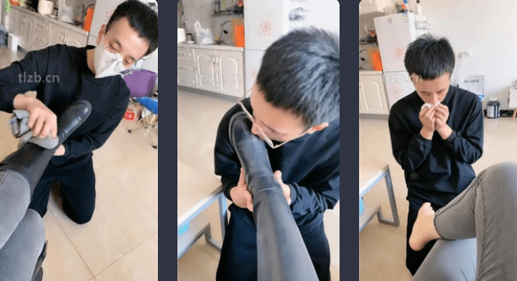 嘉文 | 长靴踩踏/闻舔白袜/家务奴