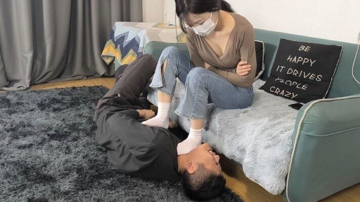 女神学院·石旗|白綿ソックストレーニング