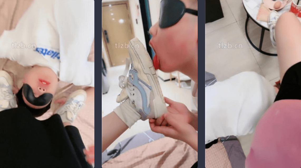 苏晗 | 健身后原味鞋袜踩虐/揪耳朵