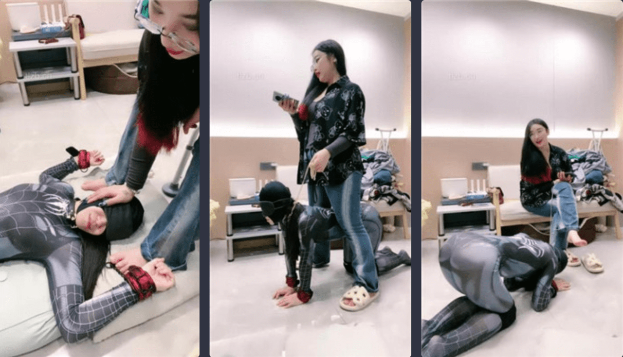 小羊 | 母畜女M遛狗爬行/碾压踩狗脸/跪舔裸足