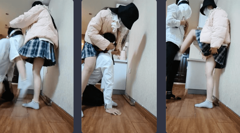 Xiaoyue | Lolita S white socks play with sadistic boyfriend