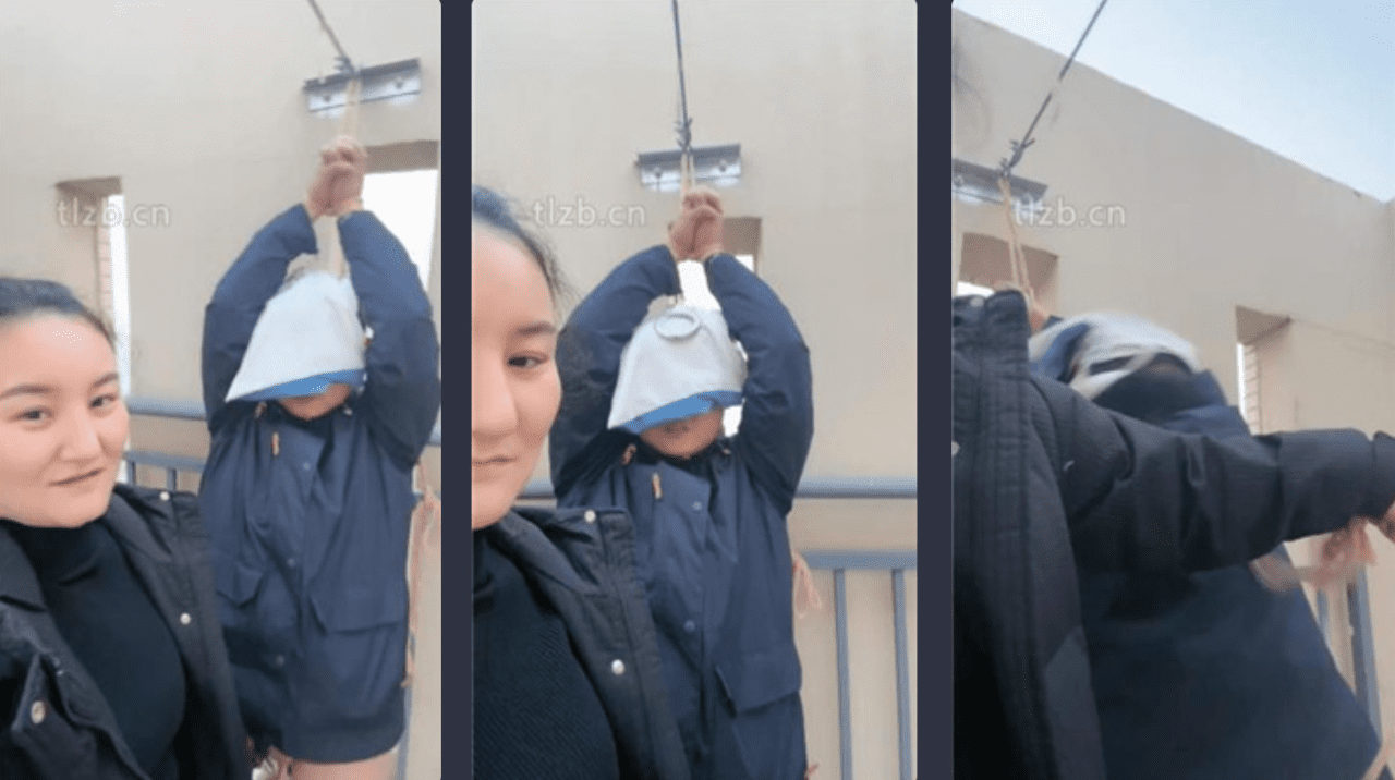 Bas | Outdoor tied up slave torture
