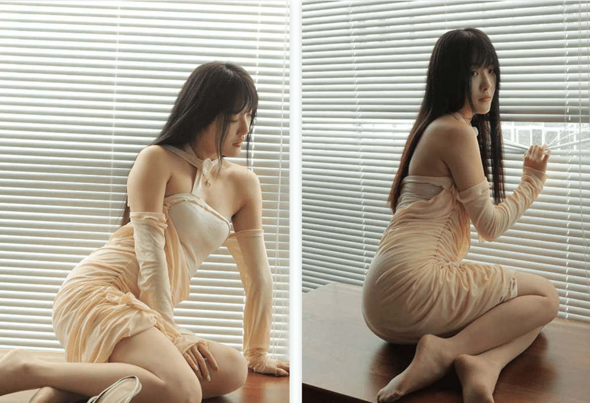 IESS异思趣向 | 丝享家系列之丝袜婉萍的黄色包臀裙-视频截图