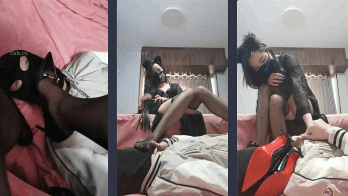 皮皮 | 性感女王S黑丝美腿诱惑踩虐