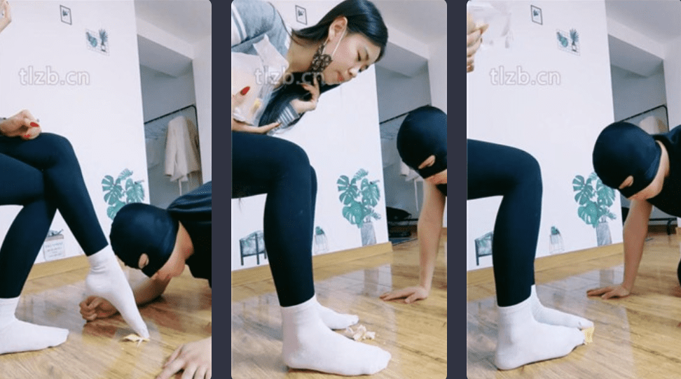 护短 | 跪舔原味白袜脚/舔酸奶