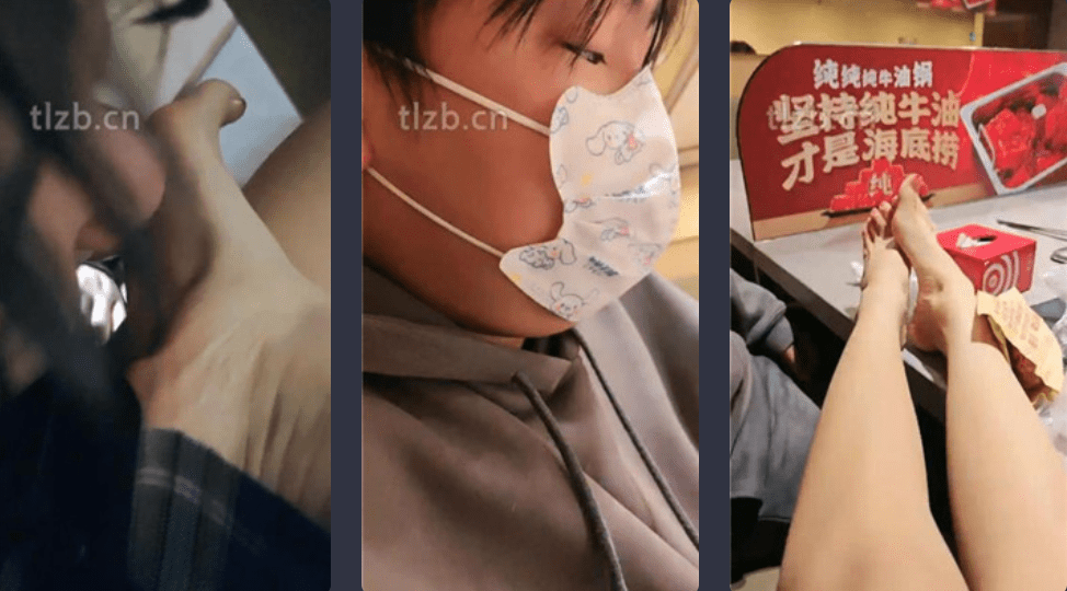 奶味小仙女 | 海底捞学生主桌底调奴