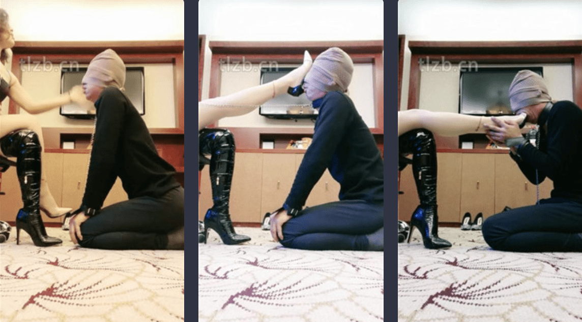 Shien | Ball gag/feeding with high heels/feeding saliva/appreciating holy water full version
