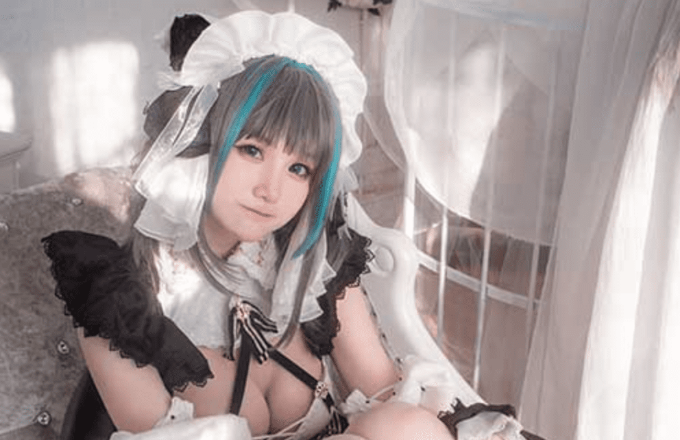 仙九Airi | 柴郡女仆白丝Cosplay