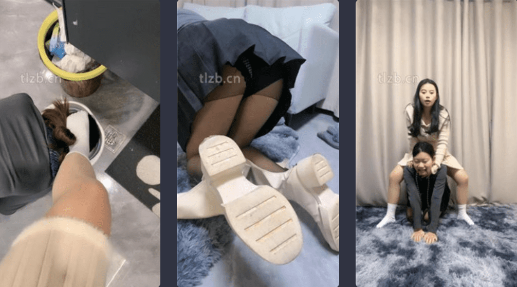 瑶瑶 | 母畜胯下辱/做主人的擦鞋器/吃白袜