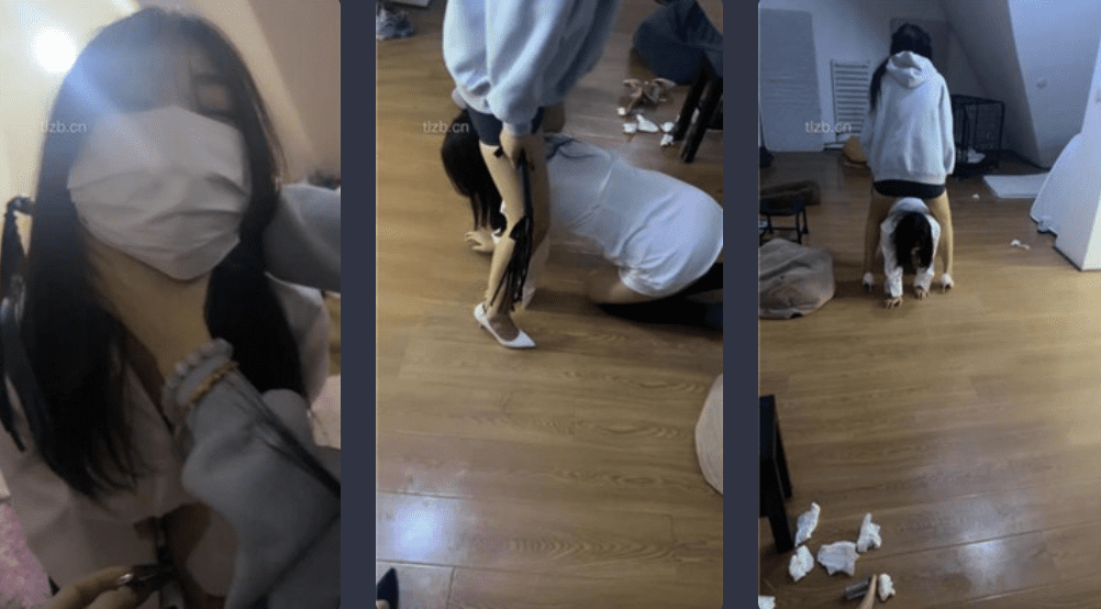 メイドショップ 孟孟 |捕らえられた雌の動物は目覚める前に姉妹に弄ばれた。