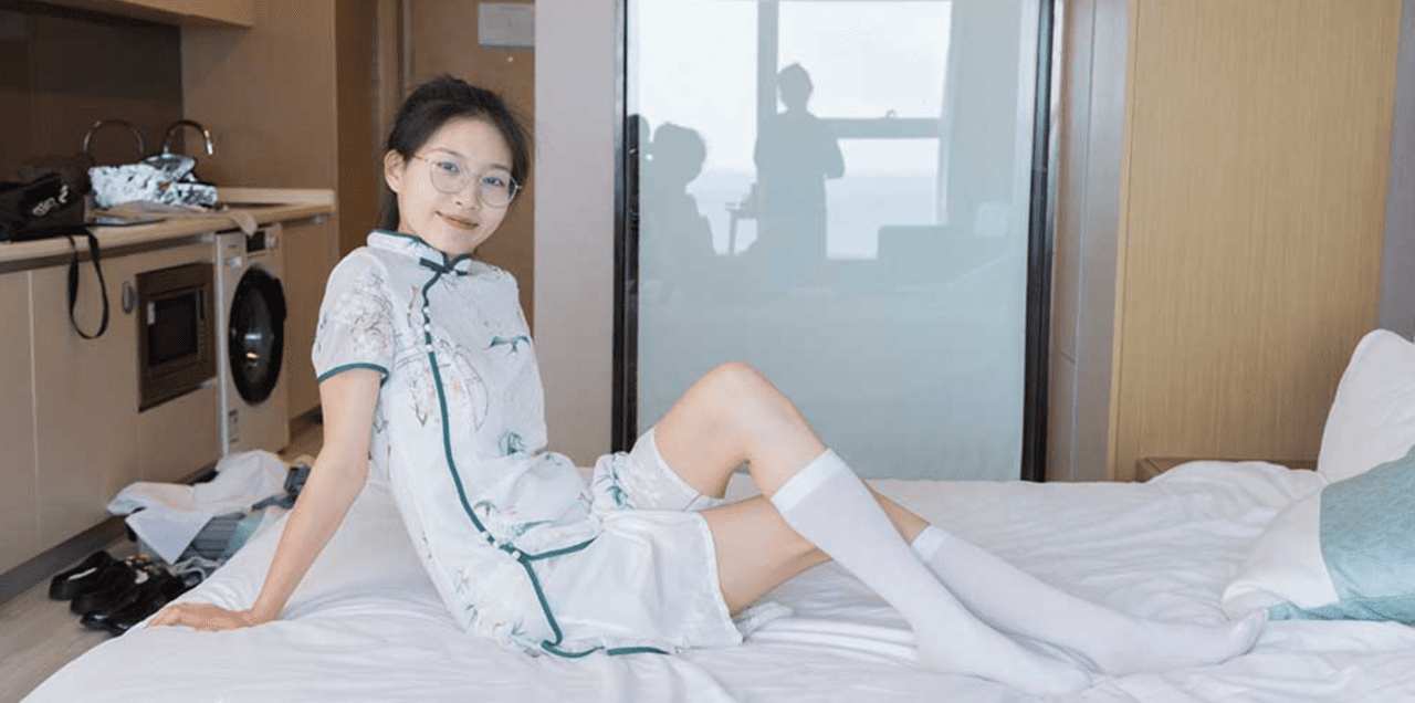 Wa Bo Bo 371 | Cheese flat shoes, high-heeled sandals, thick white silk calf socks, short white silk (with video)