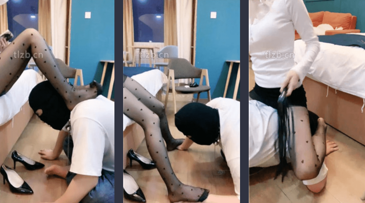 Miss Siwen | High heels and black stockings trample and abuse