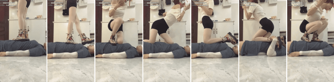 雅泫 | 全体重踩虐女奴-视频截图