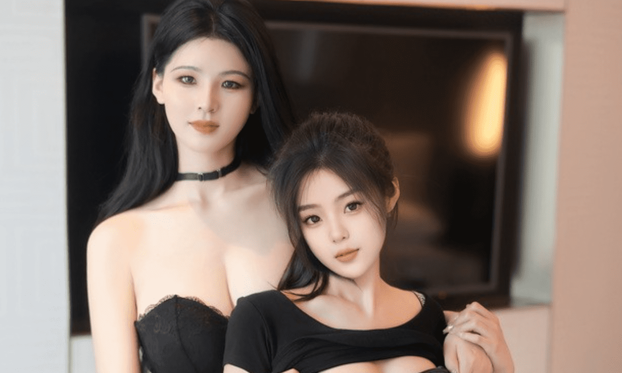 Xiuren秀人网 | 模特合集双人黑丝吊带袜