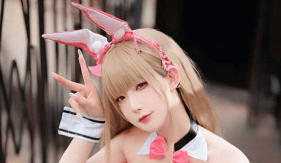 鳳江江v |バイパーバニーガールの白タイツ