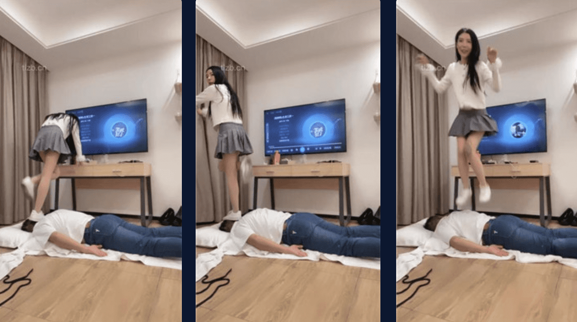陈甜女帝 | 精神小妹S小白鞋全体重蹦迪