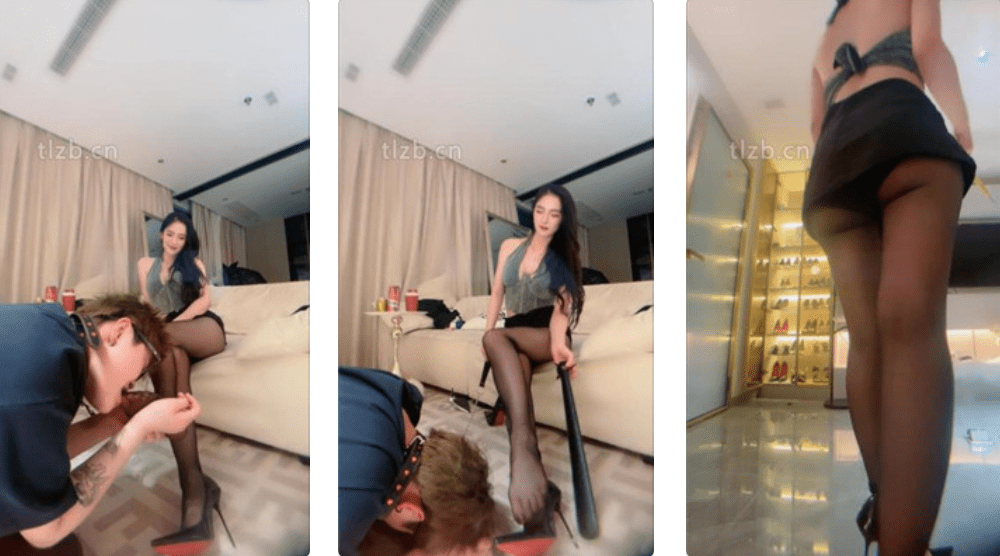 一诺大小姐 | 超美模特S/抽耳光/打手心/黑丝高跟虐/重度sp