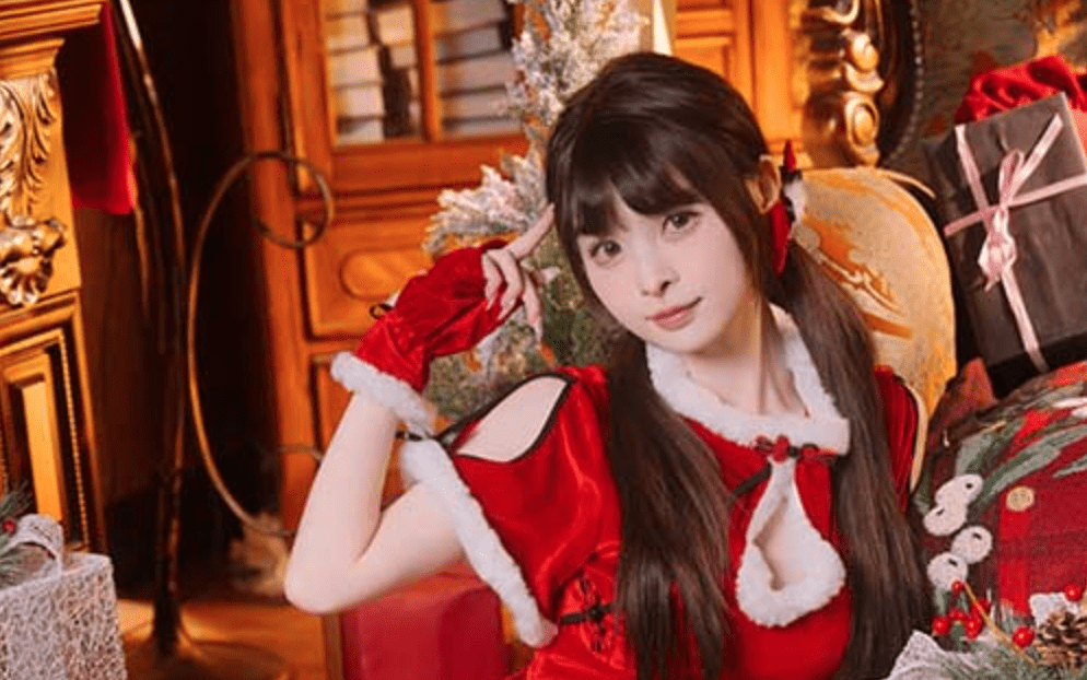 ふぐ撫子 | クリスマスの恋人の美しい脚と足