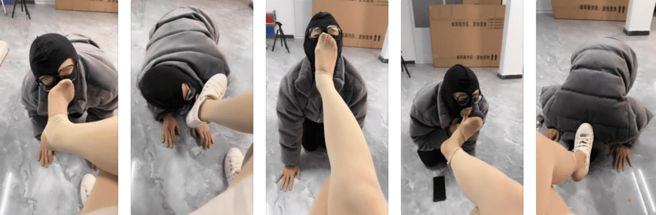 喵主 | 近距离原味鞋袜恋足舔-视频截图