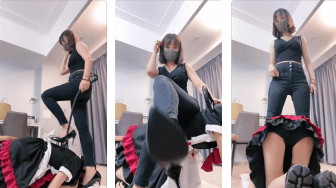 Michelangelo S | Female crotch humiliation/whipping/electric shock/licking underwear full version