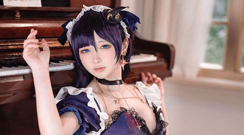 樱梨梨 | 莫娜女仆渔网袜