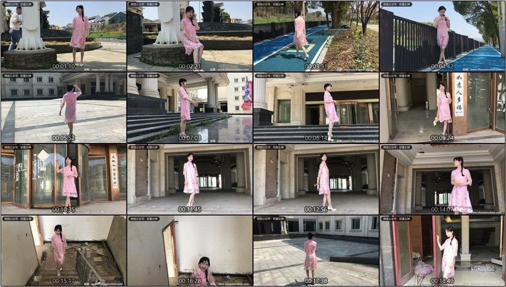 初夏女神 | 柒柒丝袜高跟旗袍探索废墟酒店(带视频)-细节图