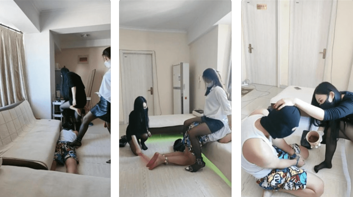 南倾S | 小偷入室非礼惨遭双女王蹂躏囚禁双视角版