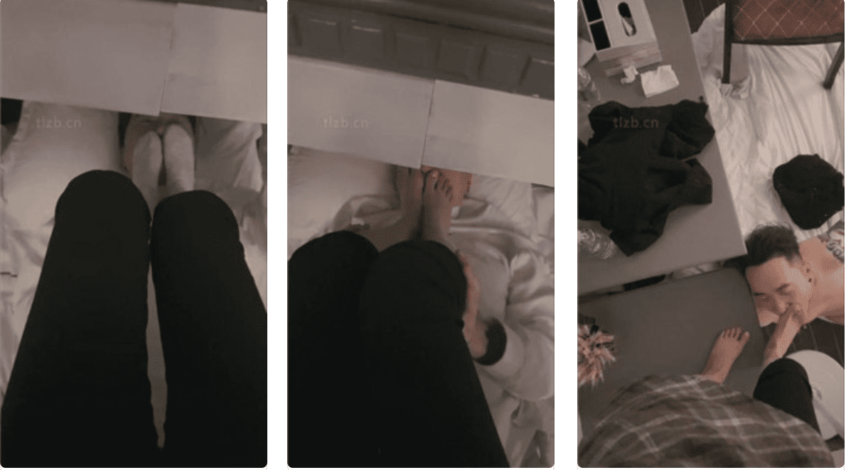 Nanami | Unconsciously stepped on the bitch under the table