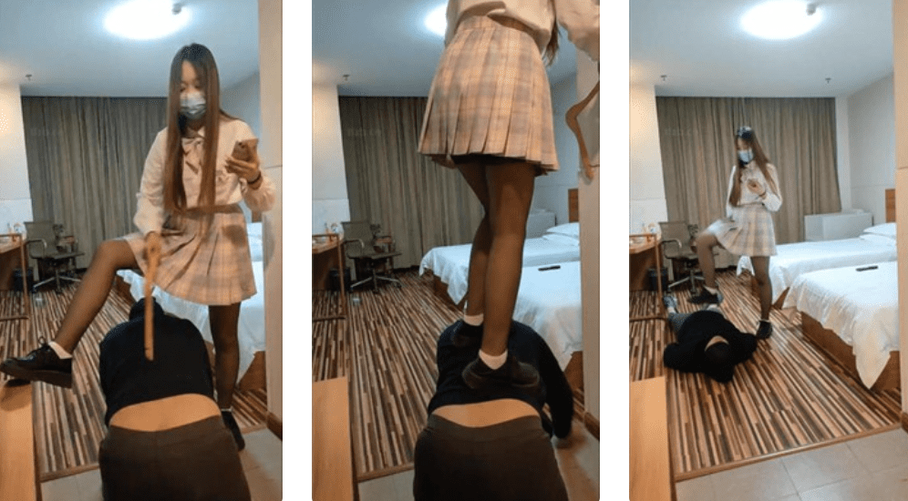 可可妈妈 | JK学生主口嗨狗迟到被暴揍
