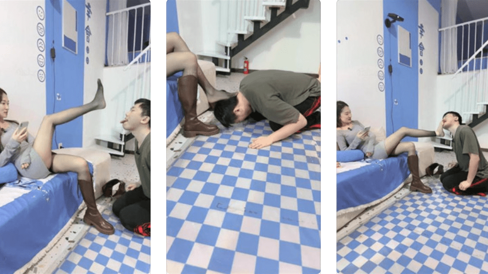 Lel | 脚插嘴/裸足踩狗脸/脚踩喂食