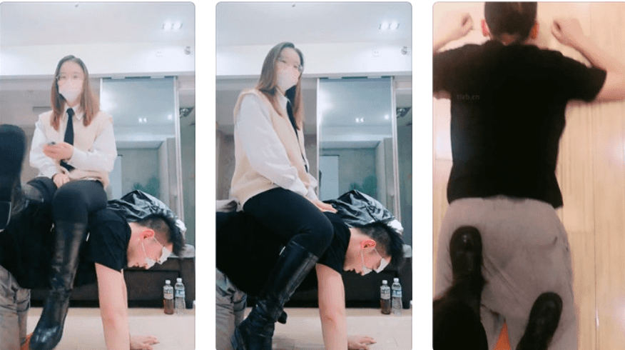 Sweet Sound | Full-body trampling with long boots/foot fetish kneeling licking