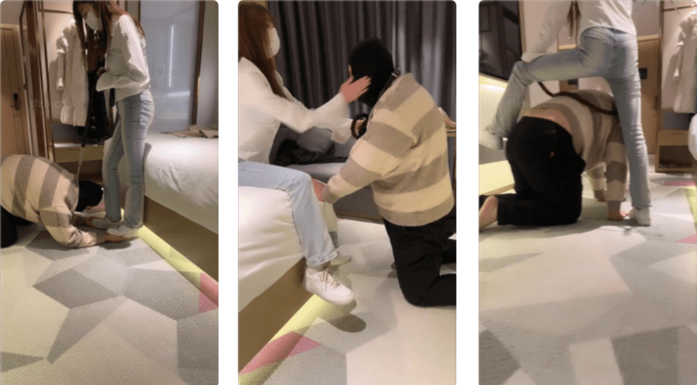 Jiu Ge | White shoes and white socks trample/horse riding and hip turning/stepping on dog tongue/eating socks full version