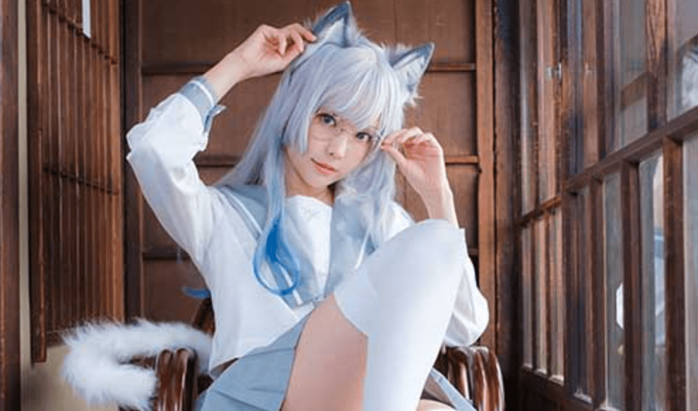 ElyEE子 | Veranda White Cat緣廊白猫